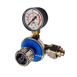 RIDUTTORE GAS ALTA PRESSIONE 12 KG/H CON MANOMETRO MOD. AP52 12 kg/h
