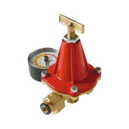 RIDUTTORE GAS ALTA PRESSIONE 12 KG/H CON MANOMETRO MOD. AP12 12 kg/h