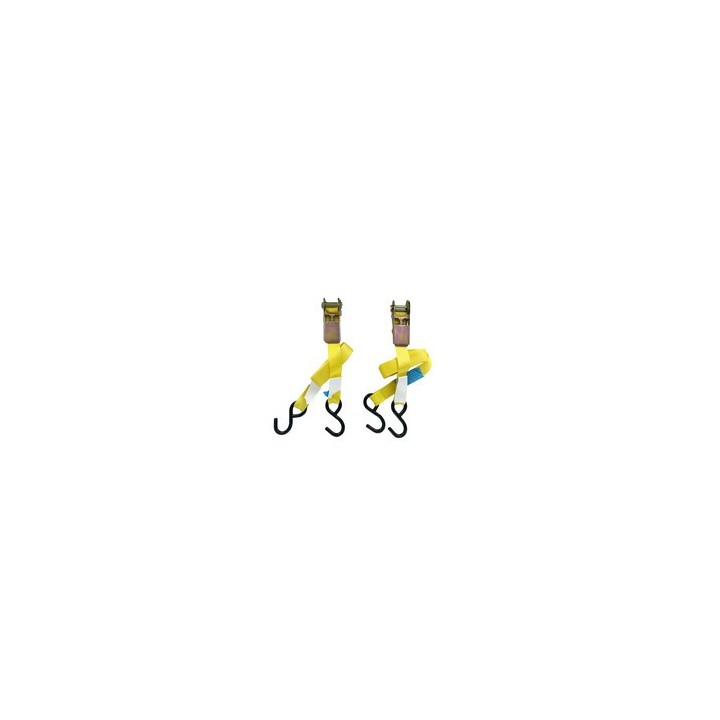 C SET 2/CINGHIE ANCORAGGIO CRICCHETTO 25MM 4,5MT S