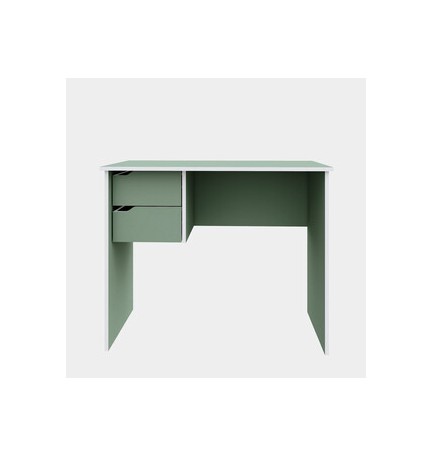 SCRITTOIO 2 CASSETTI 90X50X73 CM VERDE SALVIA