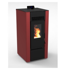 C STUFA PELLET EFESTO 9 BORDEAUX