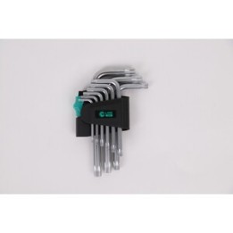 C SET 9 CHIAVI ESAGONALI TORX CRV STD