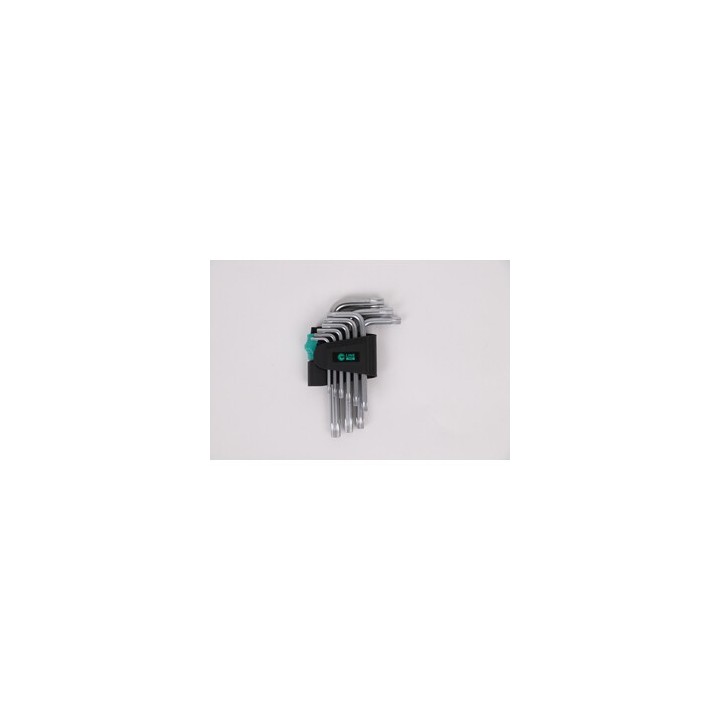 C SET 9 CHIAVI ESAGONALI TORX CRV STD