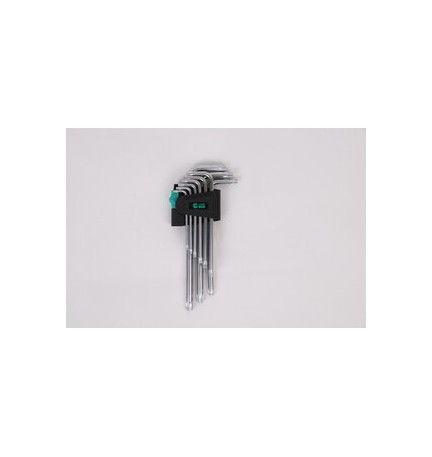 C SET 9 CHIAVI ESAGONALI TORX CRV MEDIUM