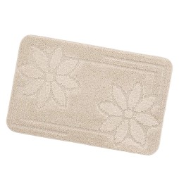 TAPPETO BAGNO 'MOOREA' cm 50 x 80 - vinaccia