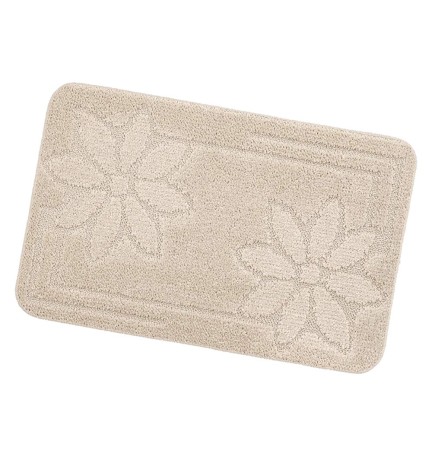 TAPPETO BAGNO 'MOOREA' cm 50 x 80 - vinaccia