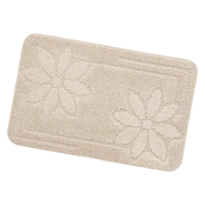 TAPPETO BAGNO 'MOOREA' cm 50 x 80 - vinaccia