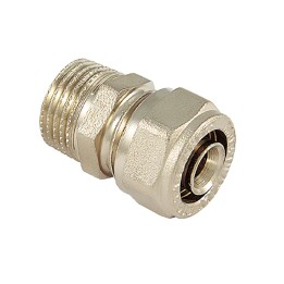 RACCORDO A STRINGERE DIRITTO '1600' 20 x 1/2 - maschio
