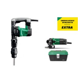 HIKOKI MARTELLO DEMOLITORE H41MB2+SMERIGL G12STA