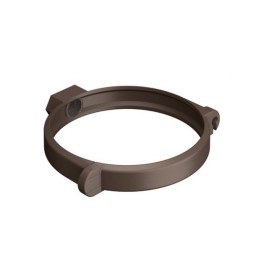 COLLARINO PER TUBO PLUVIALE Diam. 80 Marrone
