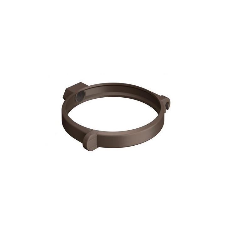 COLLARINO PER TUBO PLUVIALE Diam. 80 Marrone
