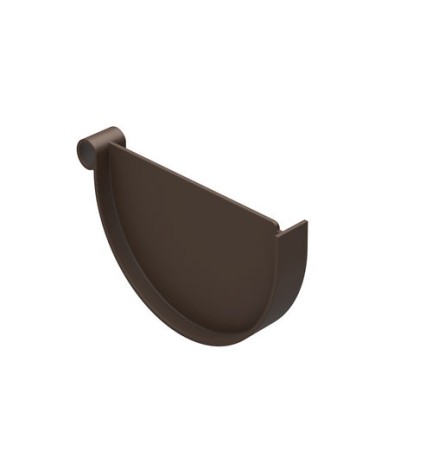 TESTATA P/GIUNTO C/SCARICO DA INCOLLARE PER CANALE GRONDA Marrone