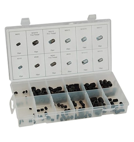 ASSORTIMENTO VITI GRANI SENZA TESTA totale 150 pz