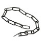 CATENA ORNAMENTALE TONDA 15 mt - nichelata