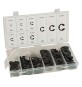 ASSORTIMENTO ANELLI D'ARRESTO ELASTICI totale 300 pz