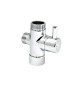 DEVIATORE PER COLONNA DOCCIA TIMELESS Cromo