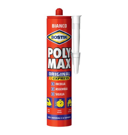 ADESIVO SIGILLANTE UNIVERSALE 'POLY MAX' ORIGINAL 2 pz - gr. 425 - bianco