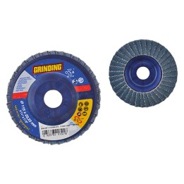 DISCO LAMELLARE PER ACCIAIO INOX ø 115 gr. 100