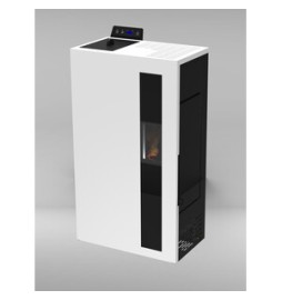 C STUFA PELLET SLIM BRONTE 5 BIANCO