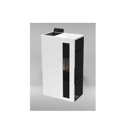 C STUFA PELLET SLIM BRONTE 5 BIANCO