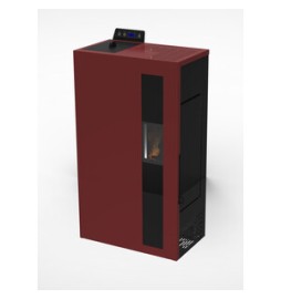 C STUFA PELLET SLIM BRONTE 5 BORDEAUX