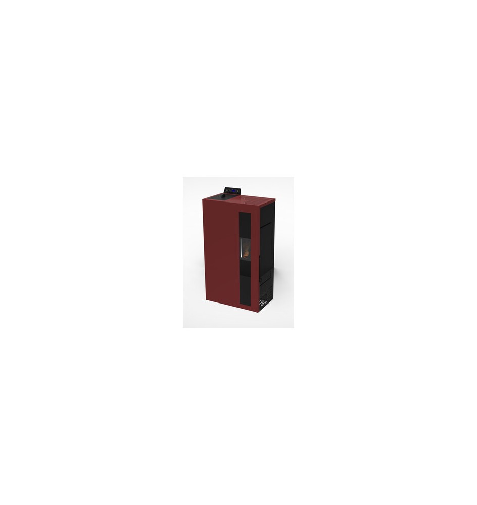 C STUFA PELLET SLIM BRONTE 5 BORDEAUX