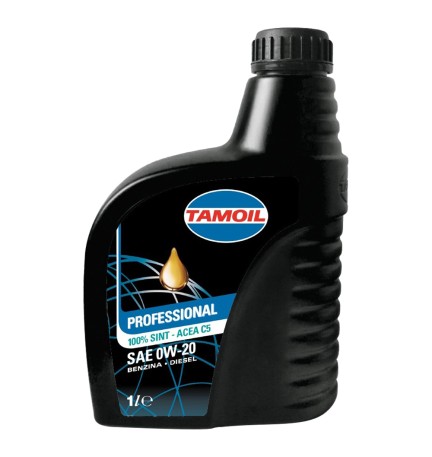 OLIO MOTORE PER AUTO IBRIDE 0W20 - 100% sint. ACEA C5 lt. 1