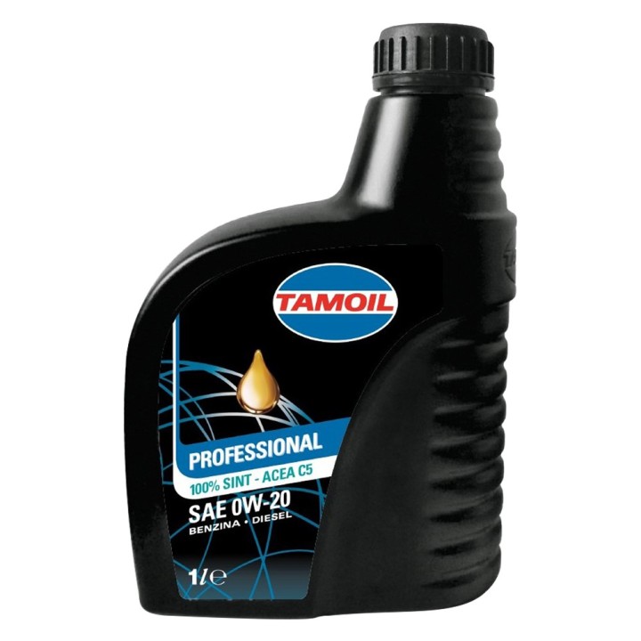 OLIO MOTORE PER AUTO IBRIDE 0W20 - 100% sint. ACEA C5 lt. 1