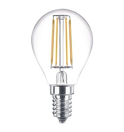 LAMPADA LED A FILAMENTO 'SFERA' CALDA 2700K  4W35W E14 - 470 lm