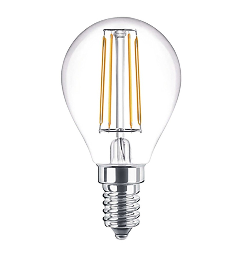 LAMPADA LED A FILAMENTO 'SFERA' CALDA 2700K  4W35W E14 - 470 lm