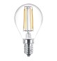 LAMPADA LED A FILAMENTO 'SFERA' CALDA 2700K  4W35W E14 - 470 lm