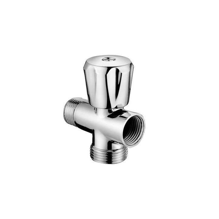 RUBINETTO A 3 VIE ATTACCO LAVATRICE 1/2 x 3/4 x 1/2