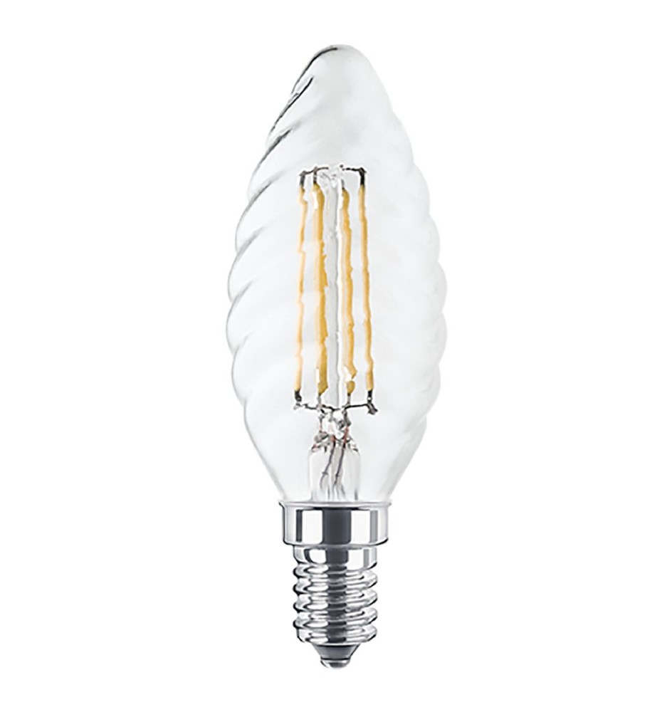 LAMPADA LED A FILAMENTO 'SPIRALE' CALDA 2700K  4W37W E14 - 470 lm