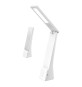 LAMPADA DA TAVOLO RICARICABILE A LED 4 watt - colore bianco/argento