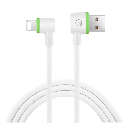 CAVETTO PER SMARTPHONE A 90° micro USB - 1 metro (2,4A)
