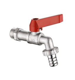 RUBINETTO A SFERA MASCHIO CON PORTAGOMMA 1/2