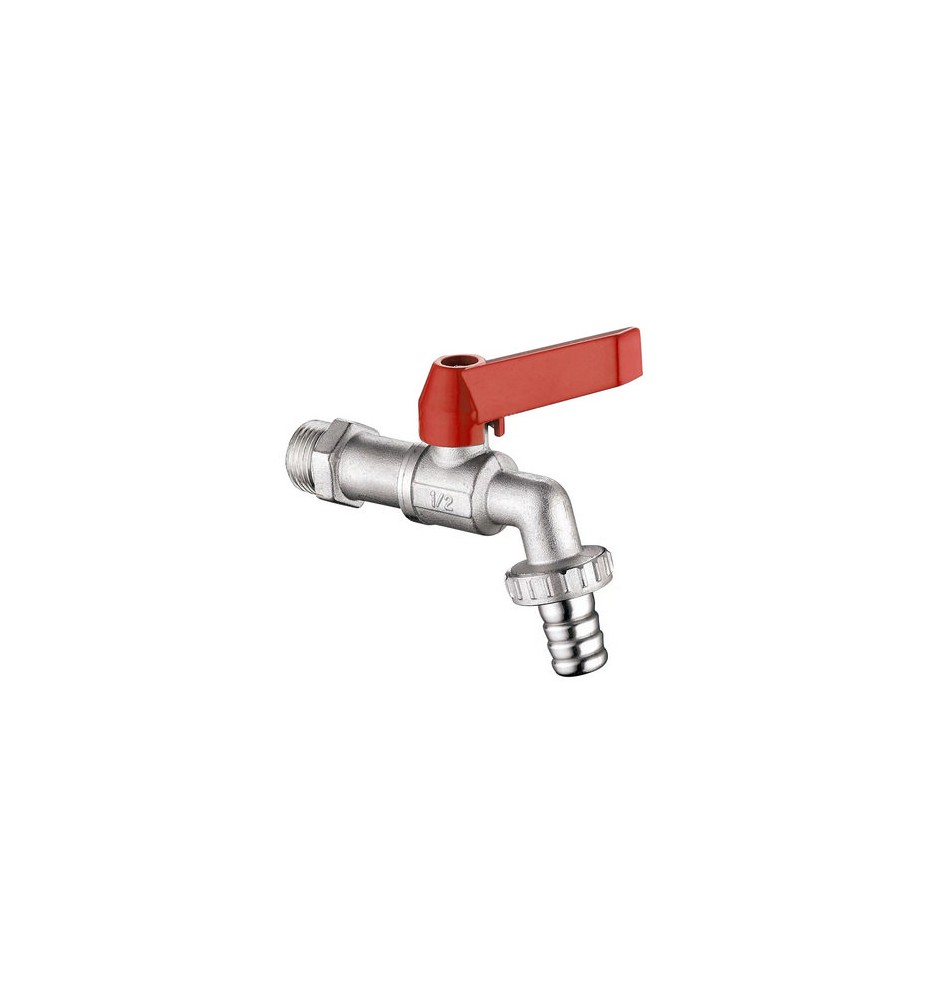 RUBINETTO A SFERA MASCHIO CON PORTAGOMMA 3/4