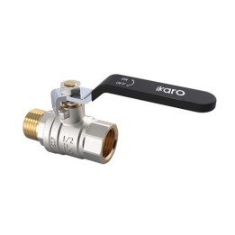 VALVOLA A SFERA IKARO MF LEVA PIATTA 1" DN 25 PN 40