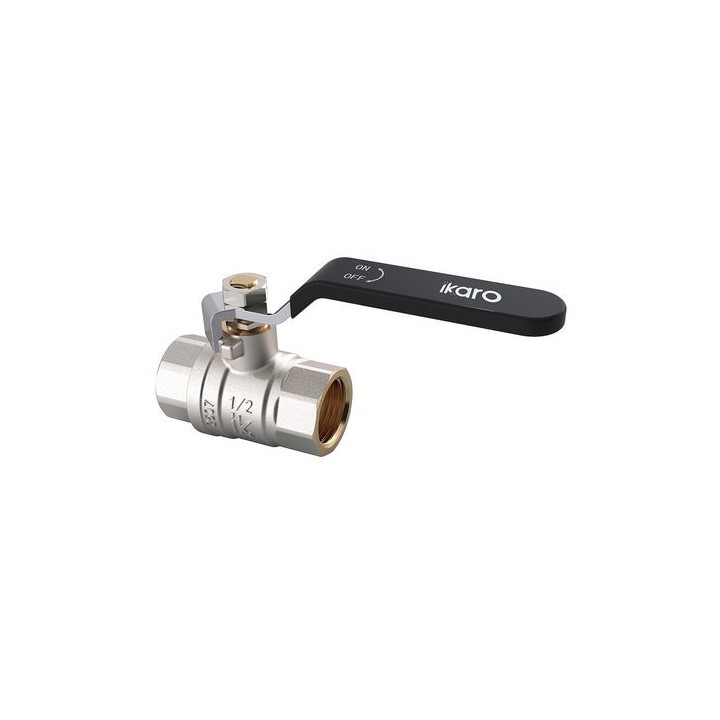 VALVOLA A SFERA IKARO FF LEVA PIATTA 3/4" DN 20 PN 40