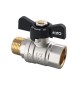 VALVOLA A SFERA IKARO MF CON FARFALLA 3/4" DN 20 PN 40