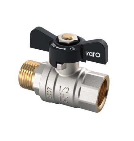 VALVOLA A SFERA IKARO MF CON FARFALLA 1"
