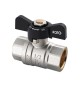 VALVOLA A SFERA IKARO FF CON FARFALLA 1/2" DN 15 PN 50