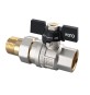 VALVOLA A SFERA IKARO MF CON BOCCHETTONE A FARFALLA 1/2" DN 15 PN 50