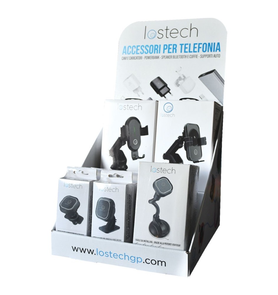 ASSORTIMENTO SUPPORTI AUTO PER TELEFONI totale 16 pezzi