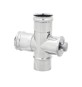 RACCORDO A T 90° CON ISPEZIONE INOX 304 Diam. 100