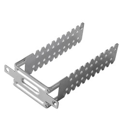 STAFFA UNIVERSALE PER MONTANTI distanziatura parete 3-12 cm / spessore 1,0 mm