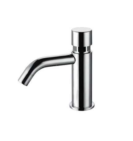 RUBINETTO TEMPORIZZATO TIME CANNA TONDA PER LAVABO Cromo