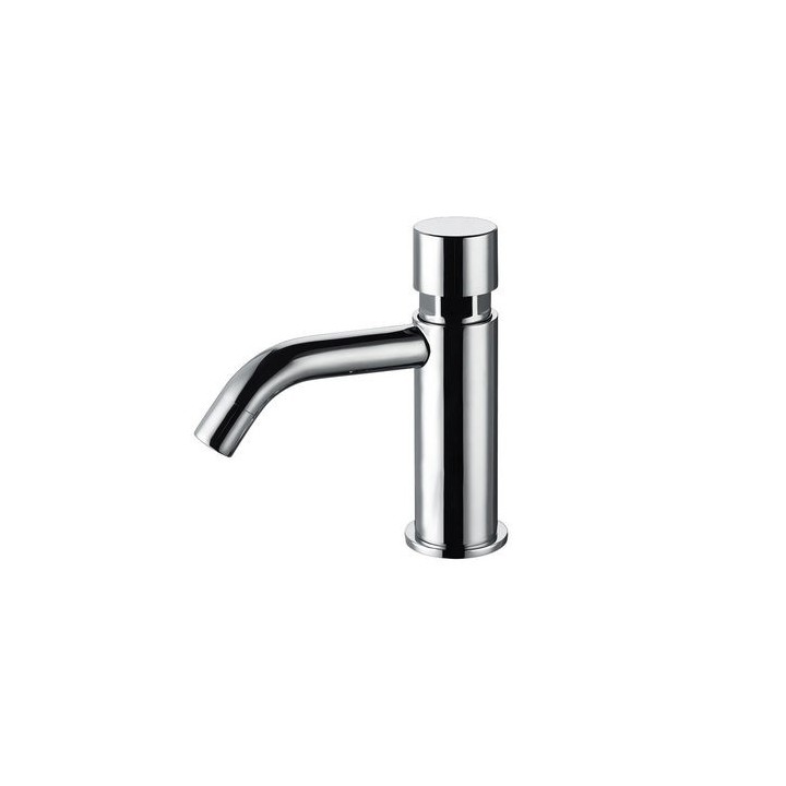 RUBINETTO TEMPORIZZATO TIME CANNA TONDA PER LAVABO Cromo