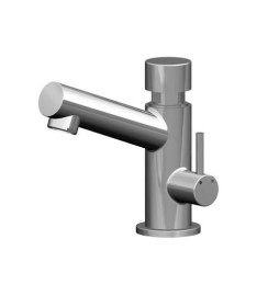 MISCELATORE TEMPORIZZATO TIME CANNA DRITTA PER LAVABO Cromo