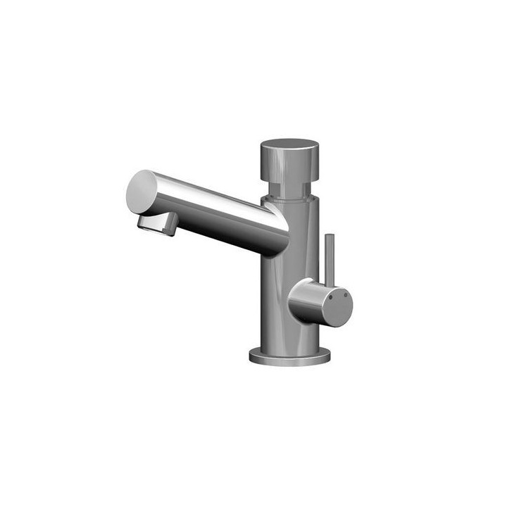 MISCELATORE TEMPORIZZATO TIME CANNA DRITTA PER LAVABO Cromo